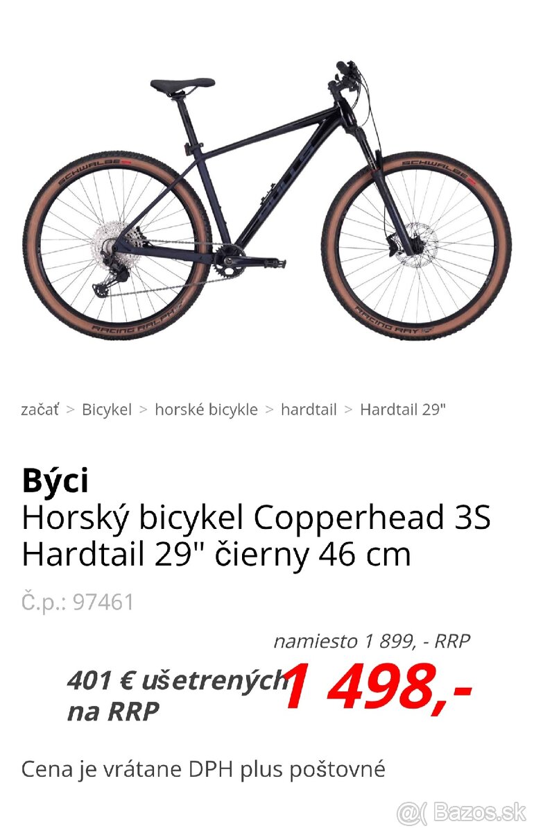 Predám nový horský bicykel