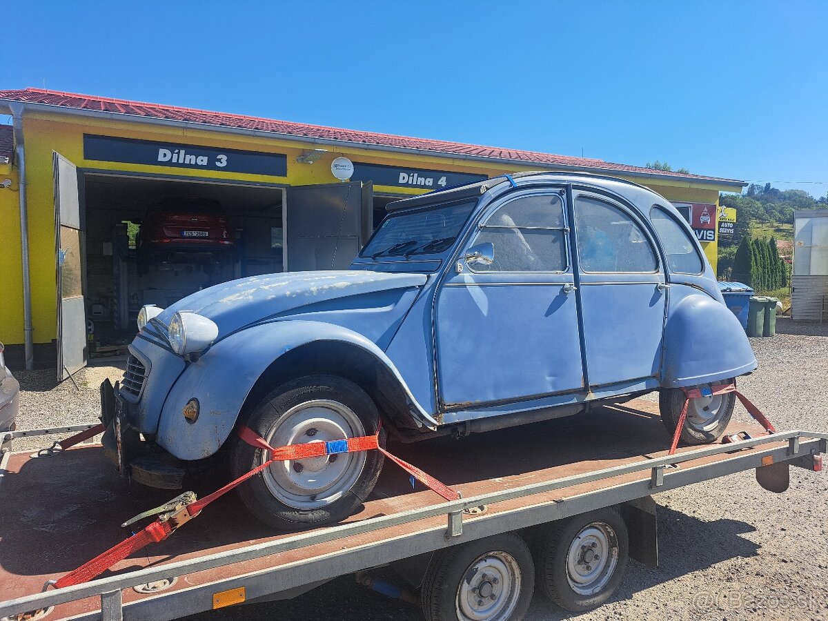 CITROEN 2CV6 kompletne auto s dokladmi