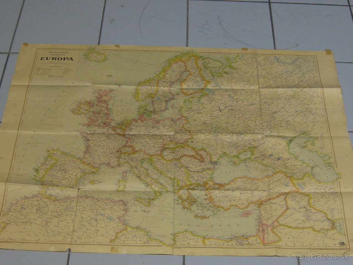 Mapa Europy z roku 1941