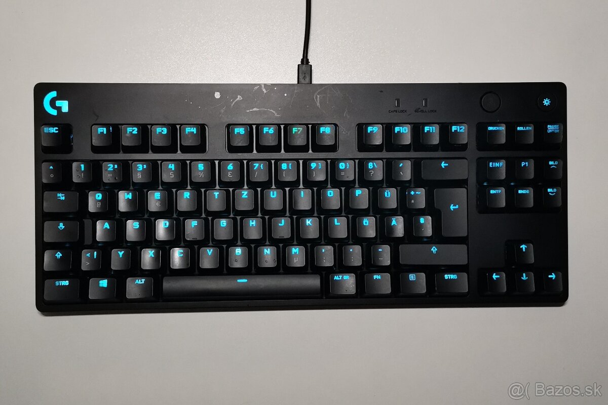 Logitech G PRO TENKEYLESS | TURQUOISE Switch | Plne funkčné