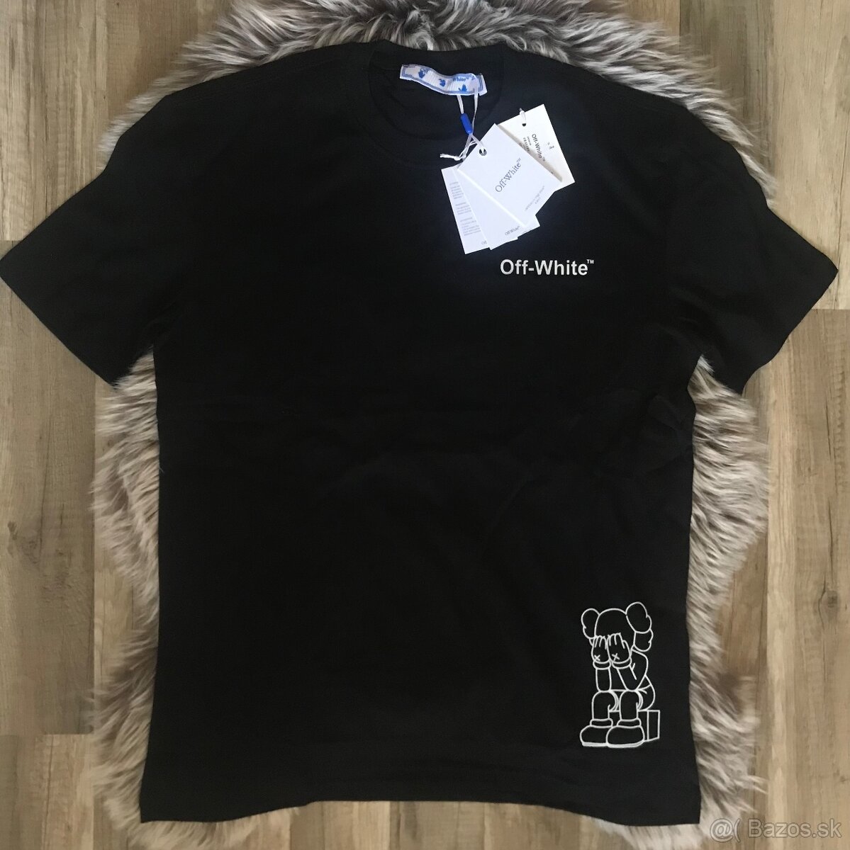 Tričko off white XL