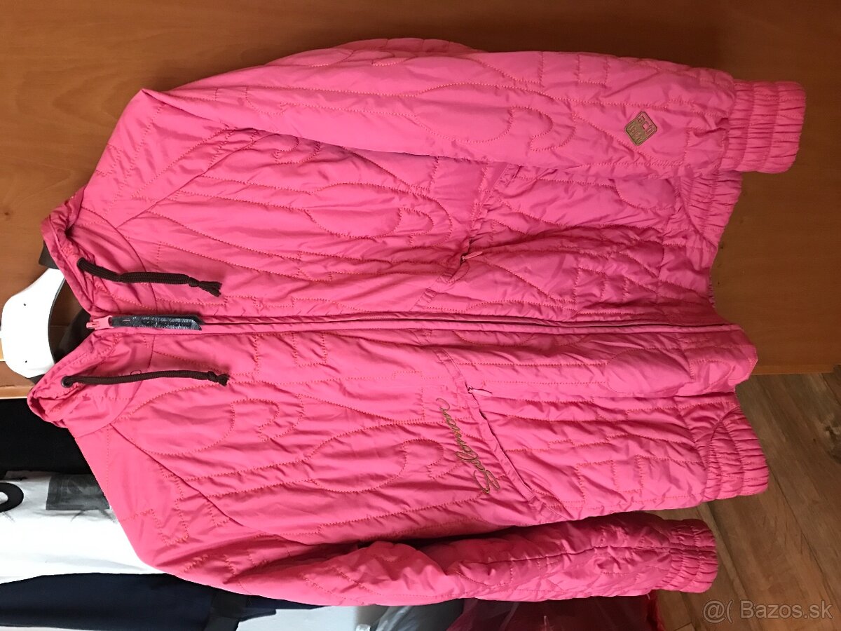 SALOMON originál baby pink damska bundicka S/M