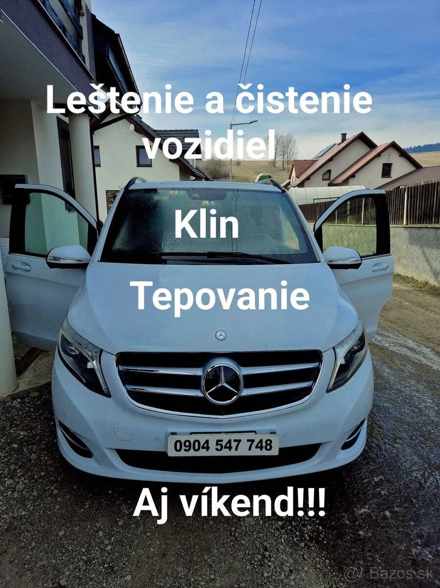 Tepovanie a leštenie vozidiel