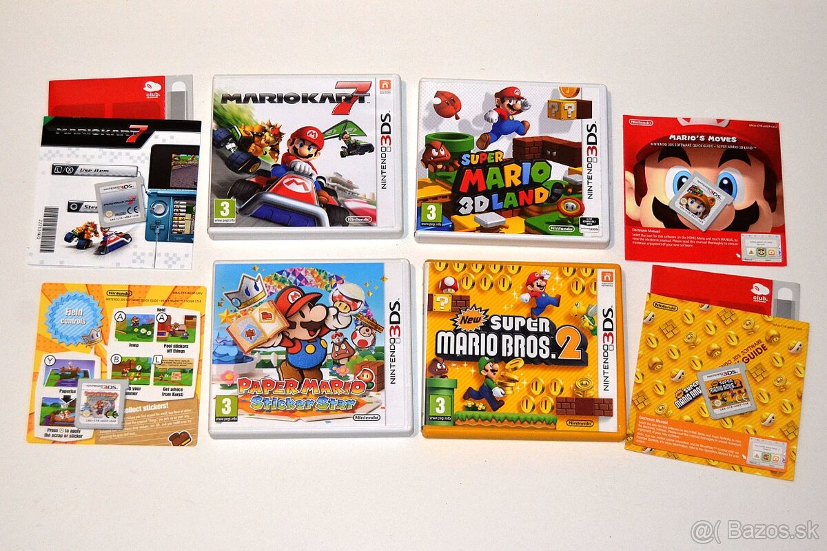 Hry pre Nintendo 3DS, 2DS Lego, Super Mario, Mario Kart....