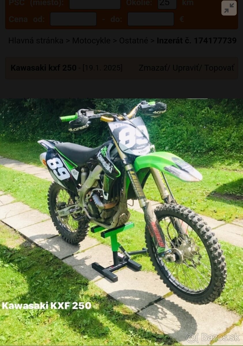 Kawasaki kxf 250