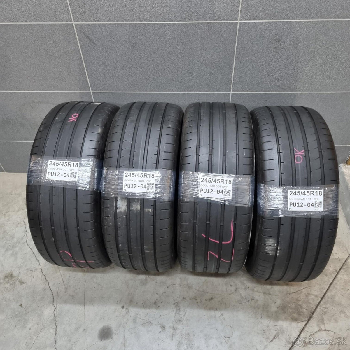 Letné pneumatiky 245/45 R18 GOODYEAR DOT1222