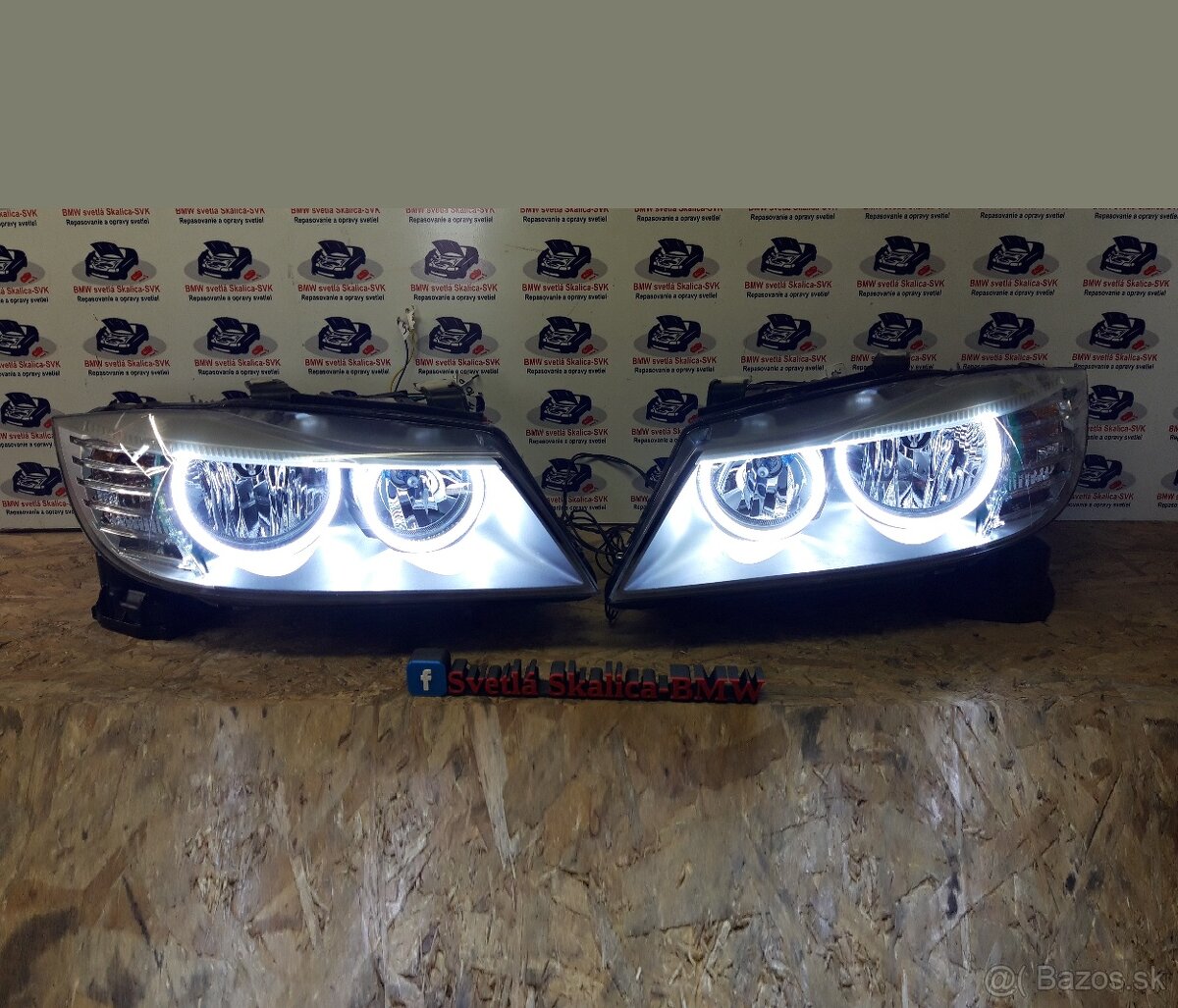 Svetla BMW E90 Lci halogen