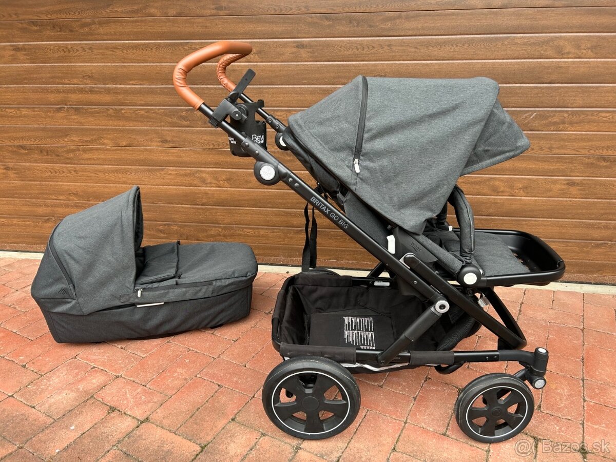 BRITAX GO Big2 Premium Line graphiteMelange/cognac