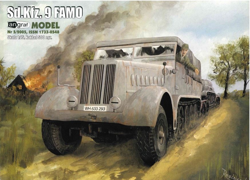 Papierový model - vojenská technika - SD_KFZ_9_FAMO