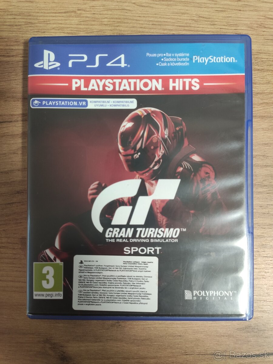 GRAN TURISMO SPORT CZ PS4