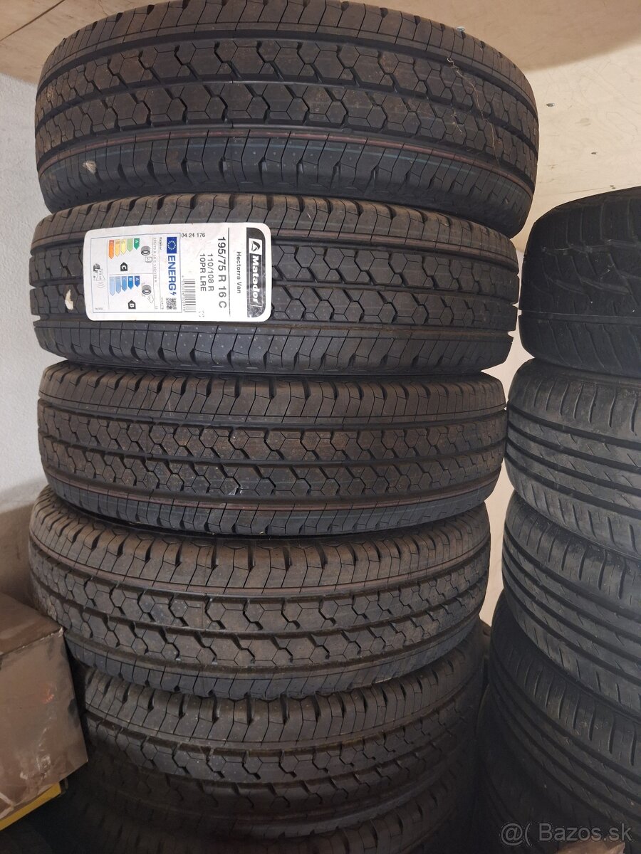 195/75 r 16C letné pneu nove