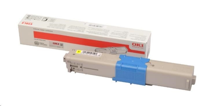 originál : Žltý toner OKI pre C332 a MC363 (1 500 strán)