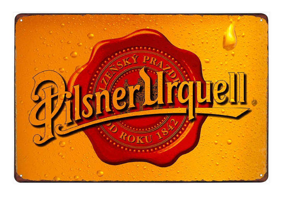 plechová cedule - Pilsner Urquell č. 10