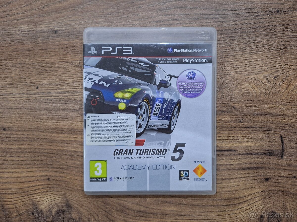 Hra na PS3 - Gran Turismo 5 Academy Edition CZ