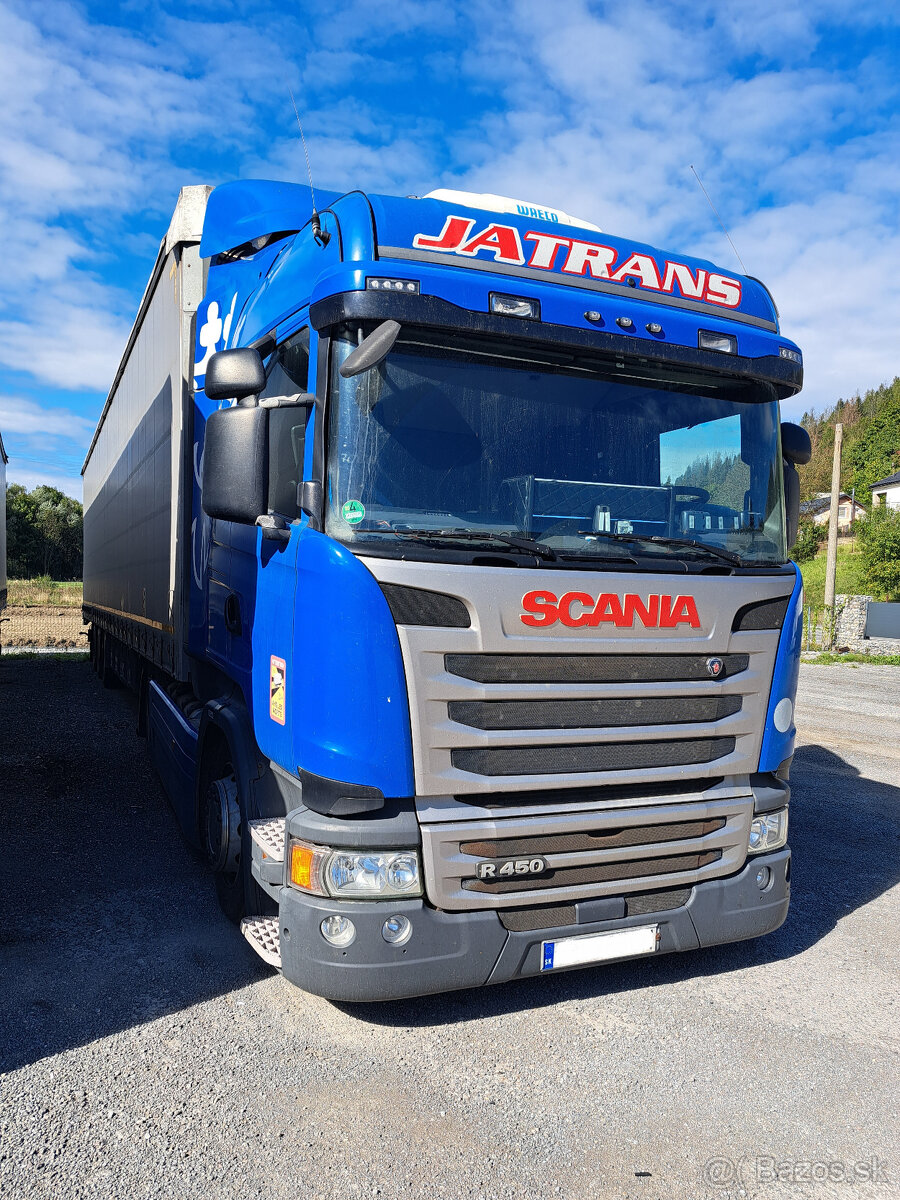 SCANIA R450 MEGA/LOWDECK + náves PANAV