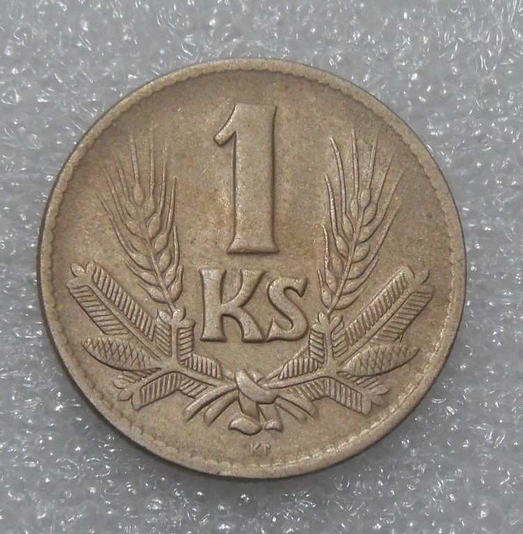 Mince: 1 Koruna 1941 - Slovenský štát 1939-1945
