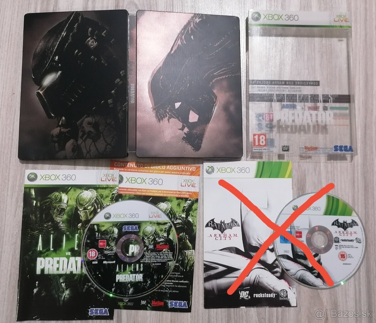 XBox 360 Aliens vs Predátor Steelbook