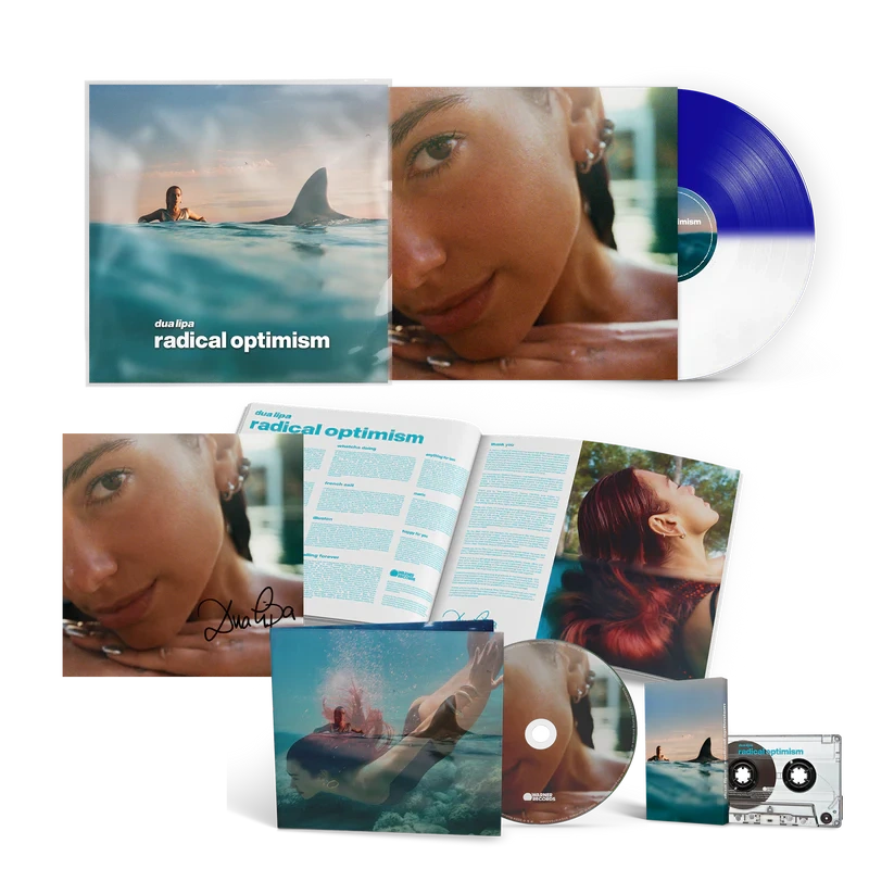 Dua Lipa Radical Optimism DELUXE balicek LP, CD, MC + podpis