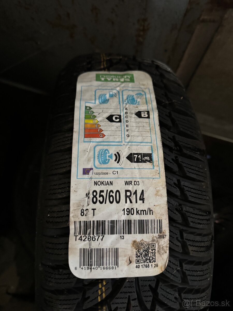 Nokian 185/60/14 WRD3  82T