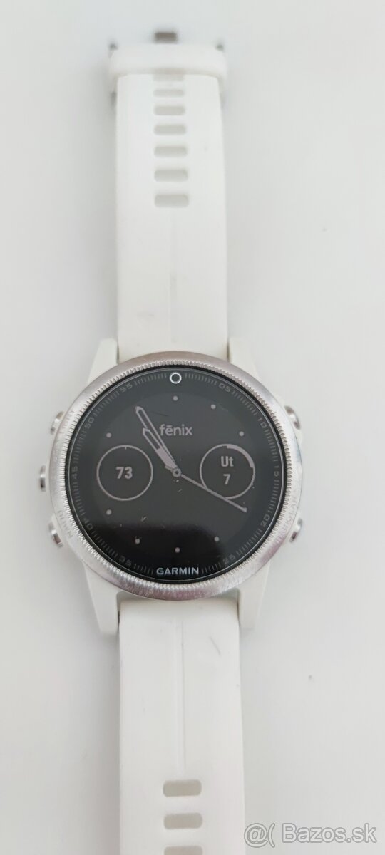 Garmin fenix 5s silver, white