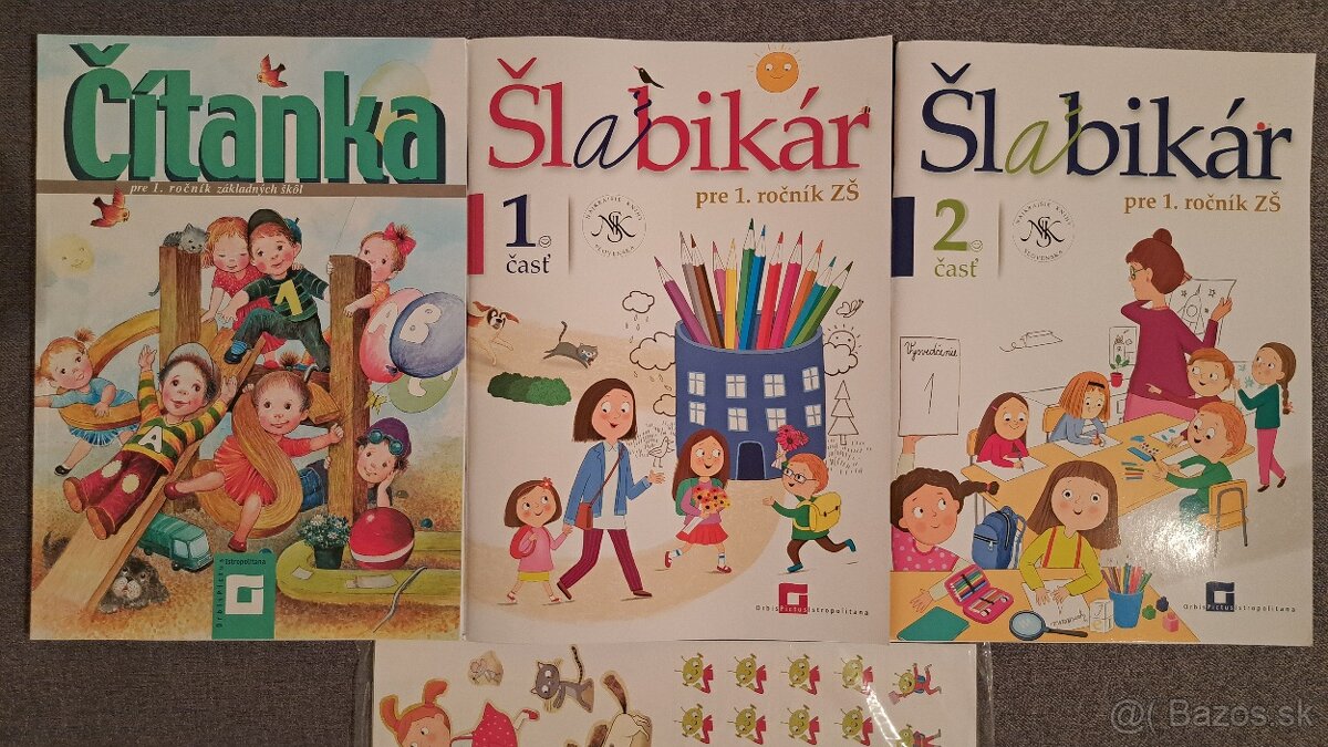 Čítanka a Šlabikáre pre 1. ročník ZŠ - Virgovičová