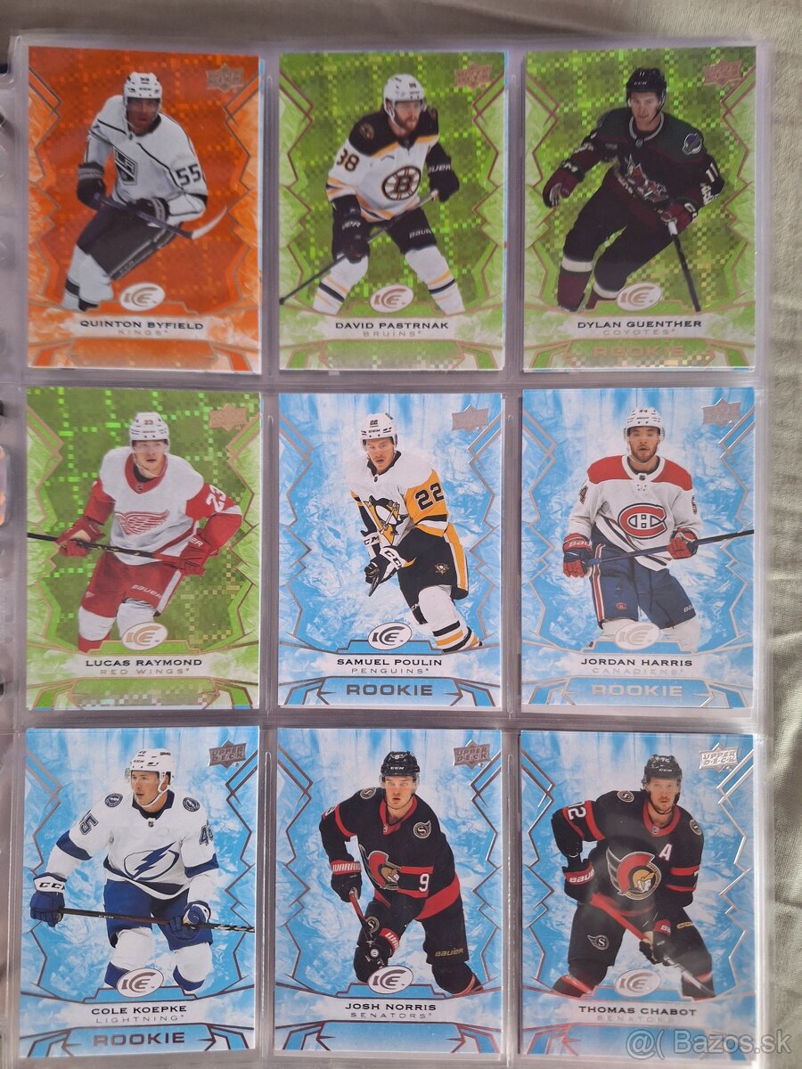 Lot hokejových kariet NHL