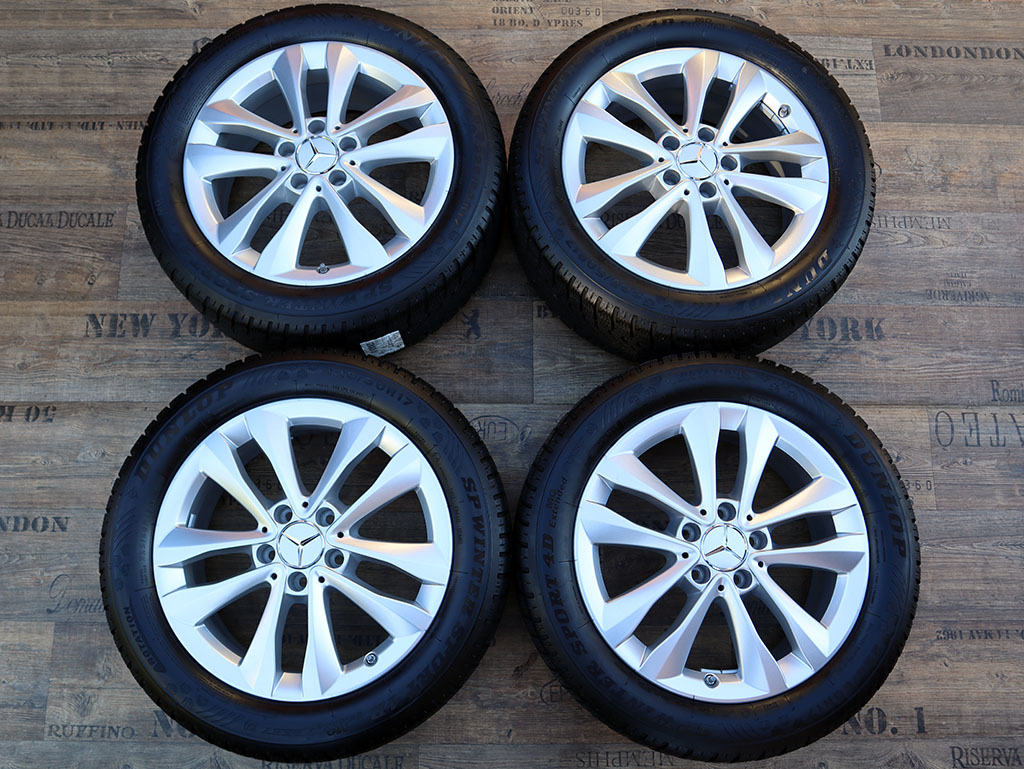 17" Alu kola = 5x112 = MERCEDES C-CLASS – ZIMNÍ + ČIDLA