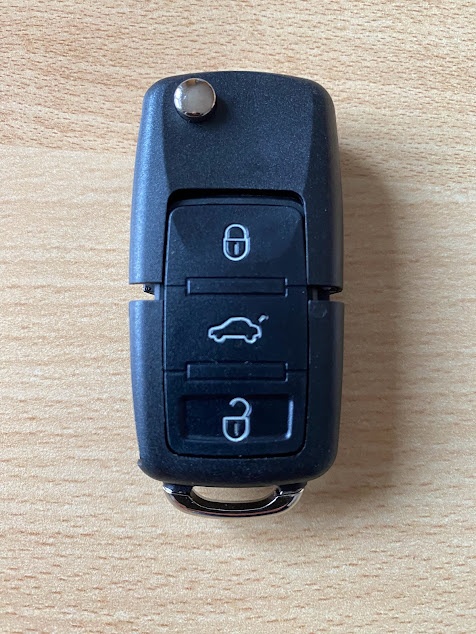 Obal kľúča troj tlačítkový, VW, ŠKODA, SEAT