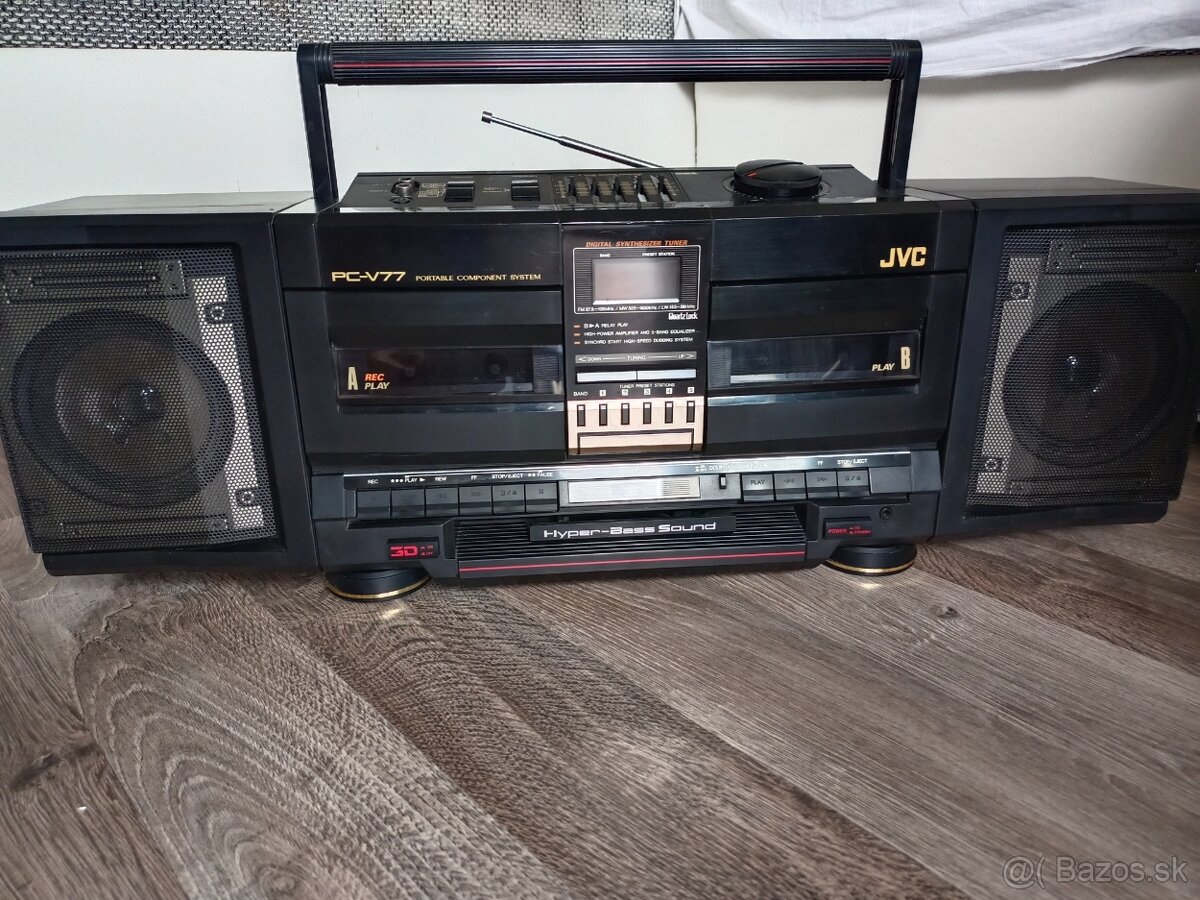 JVC PC RV77Q radiomagnetofon retro kazeťák