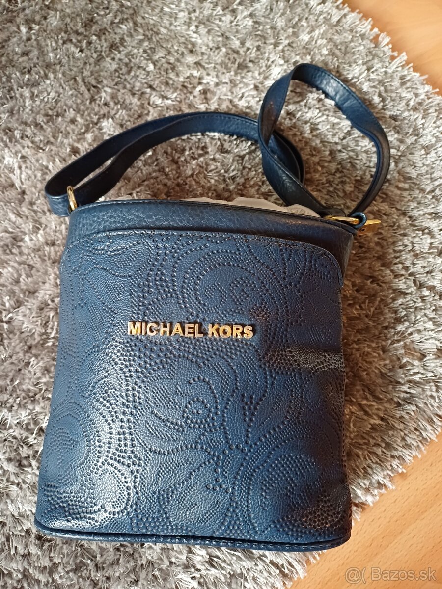 Modrá kabelka Michael Kors