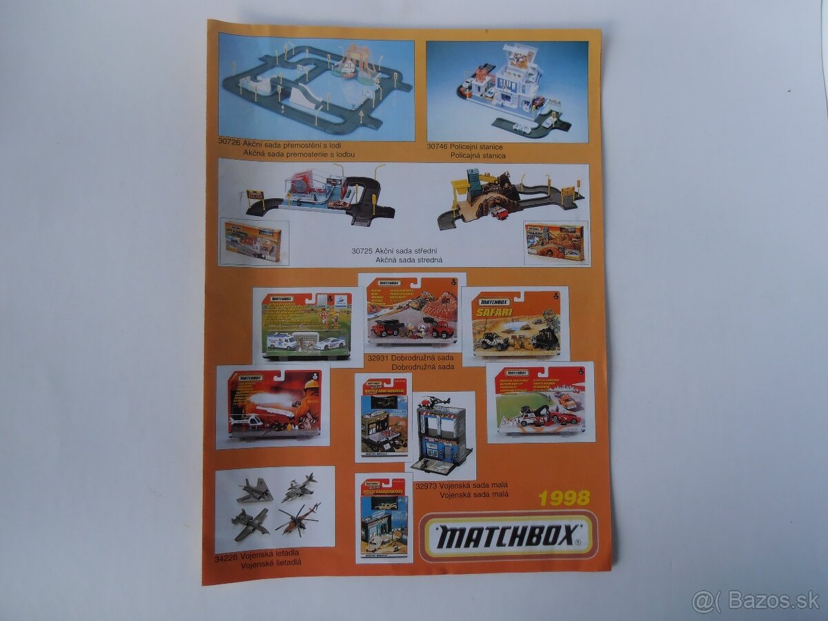 Matchbox Katalóg 1998