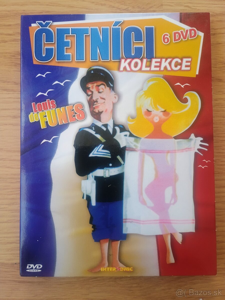 6 DVD ČETNÍCI LUIS DE FUNES