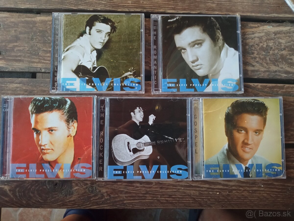 Predám kolekciu piatych dvoj CD ELVIS