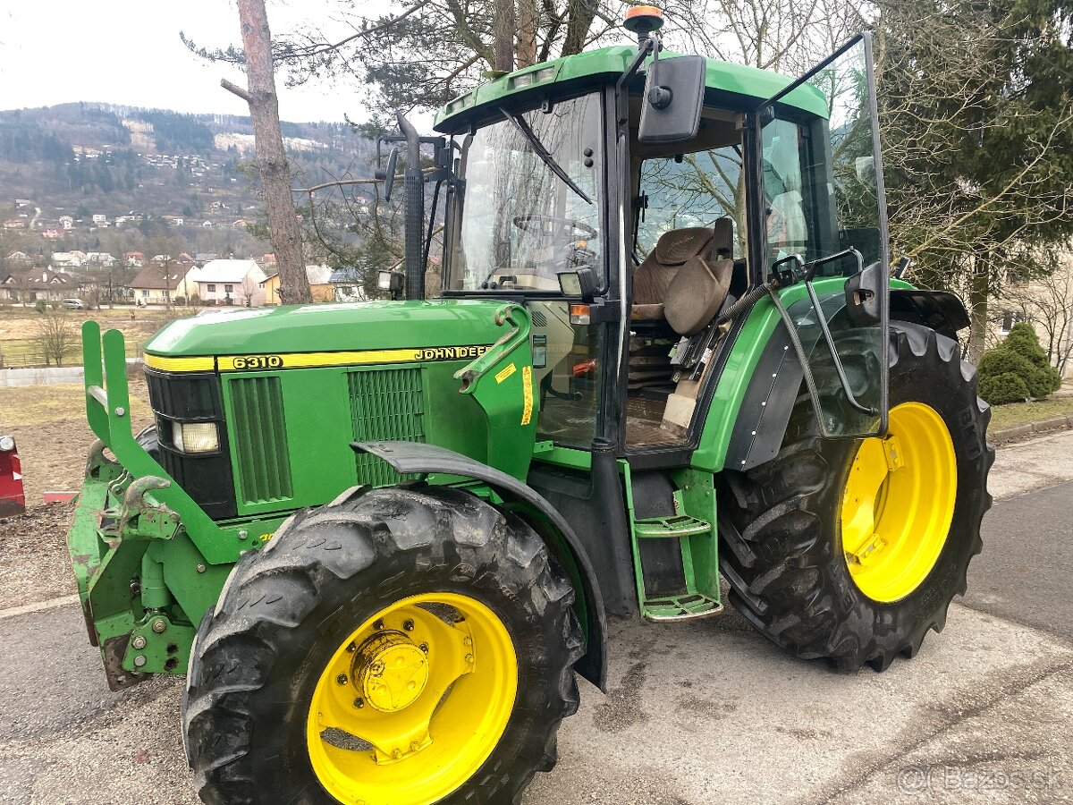 John deere 6310 , stoll celny nakladac