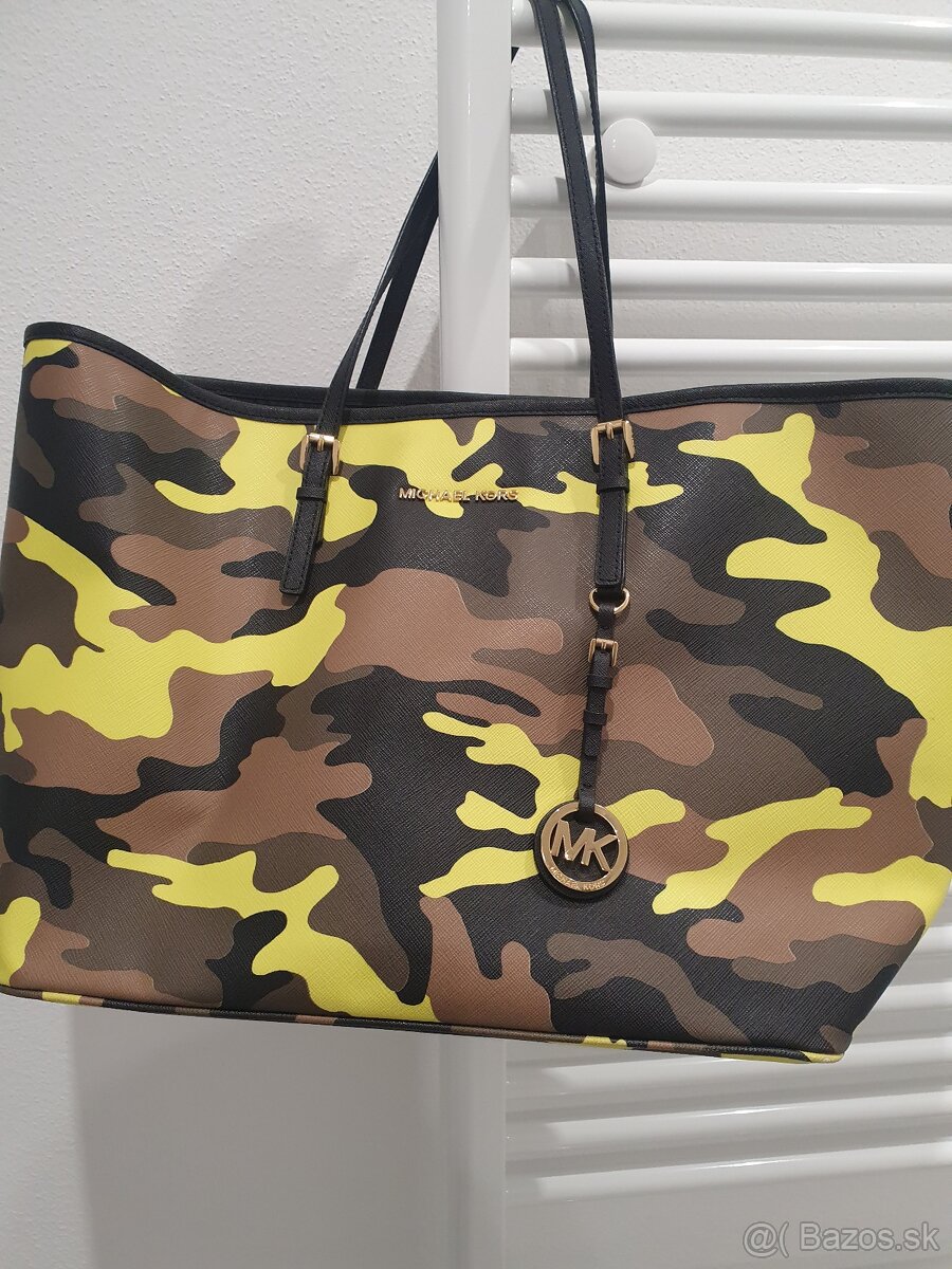 Michael Kors čierna khaki kabelka NOVÁ