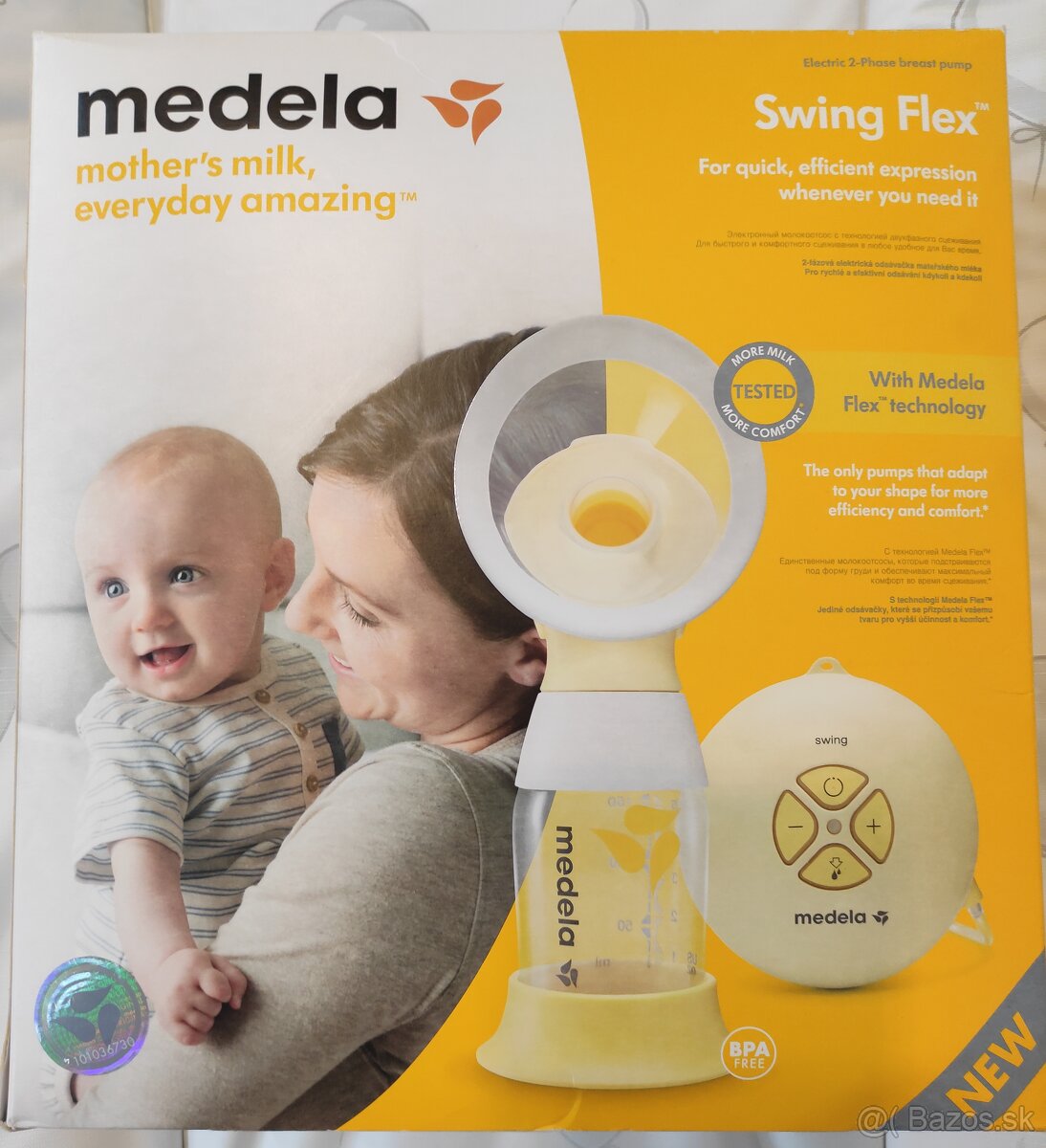 Predám odsávačku Medela swing flex