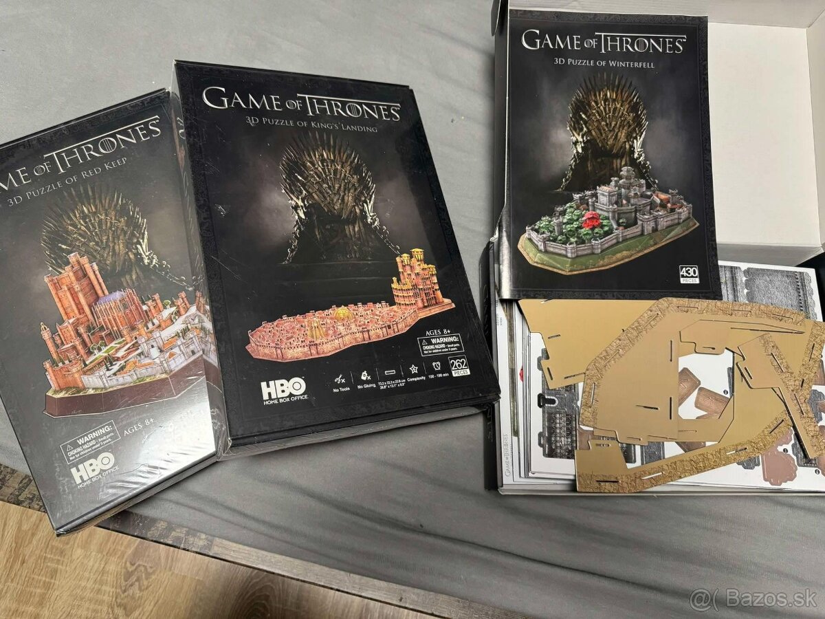 Predám 3D puzzle Game Of Thrones