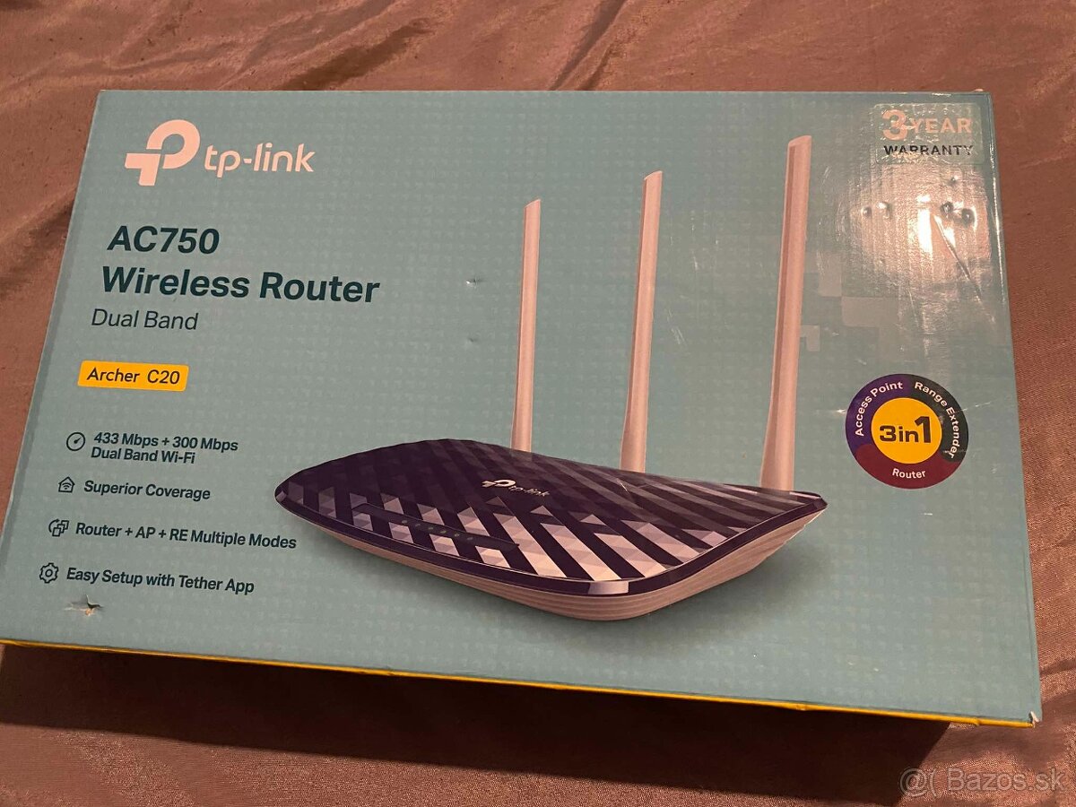 Router TP link AC750 Archer C20