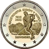 2€ Slovensko 2025 - Majstrovstvá Európy v hokeji - 100. výr.