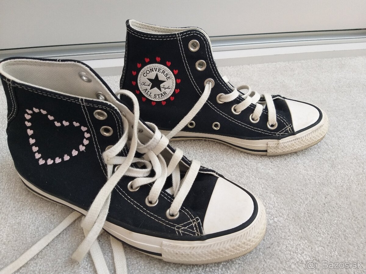 Converse hi top tenisky dievcenske 36