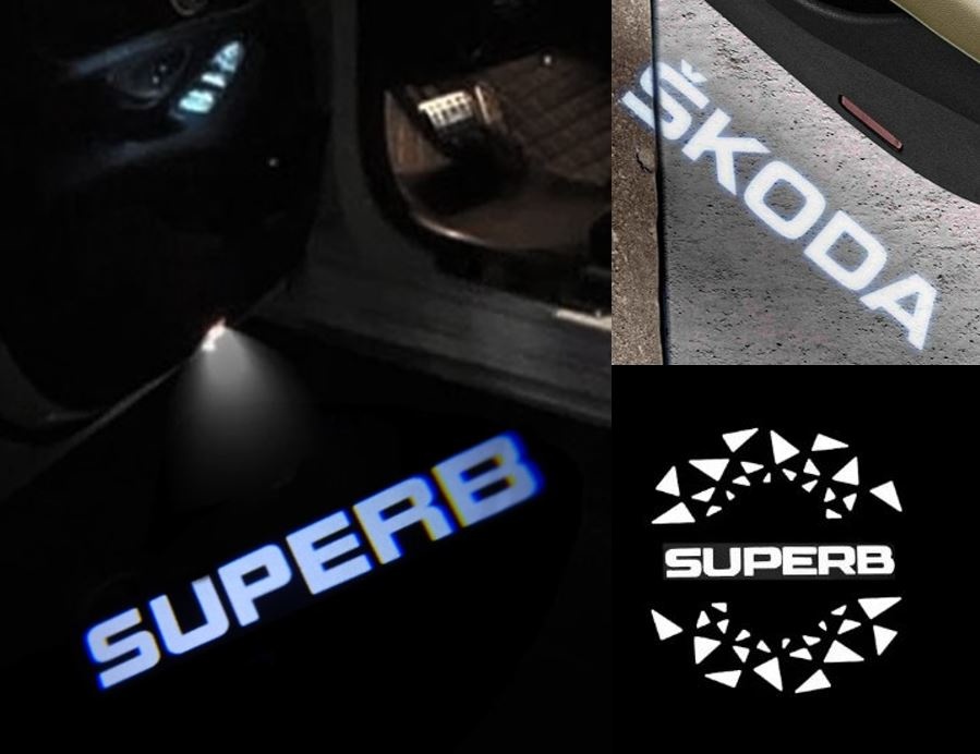 Superb 2 / 3 - LED logo projektor do dverí