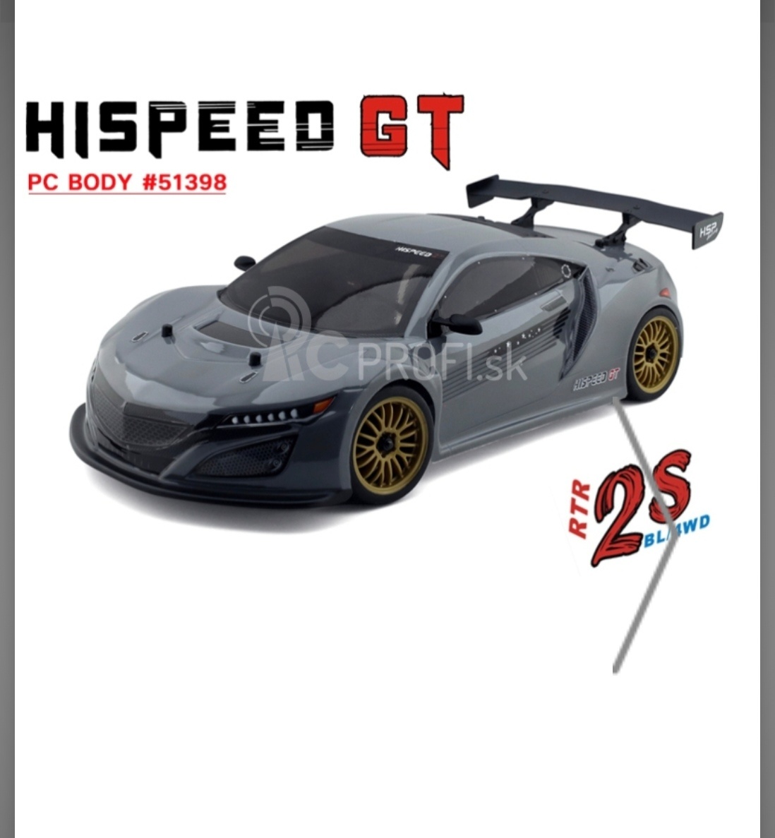 Rc Auto Hsp Rc GT PRO 1/10brusshless