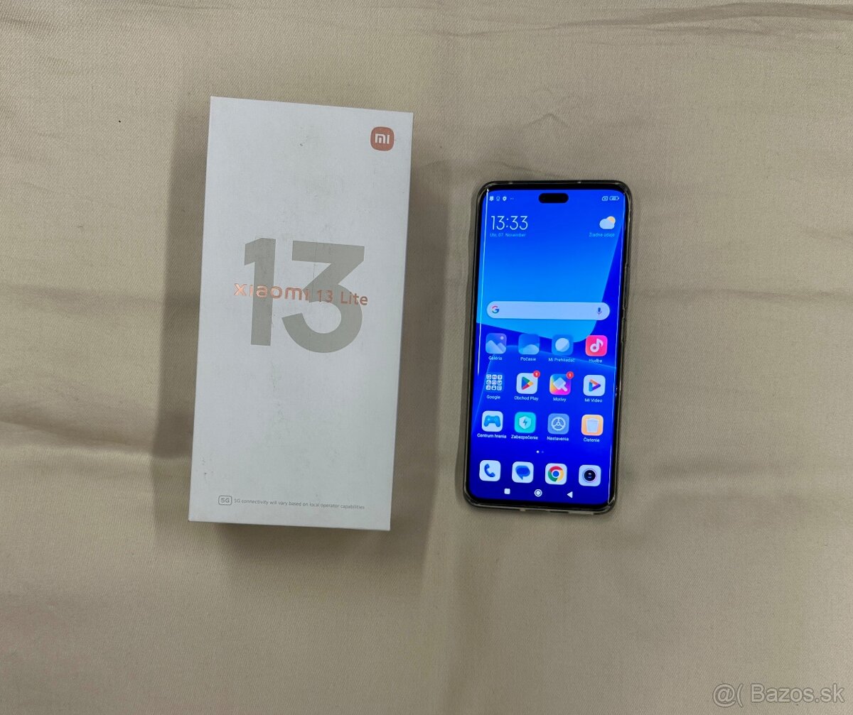 Xiaomi 13 Lite 8GB/256 GB, SKVELY STAV, ZARUKA