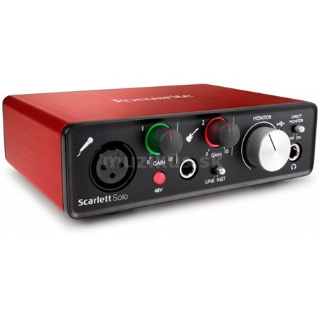 Predam focusrite scarlett solo 2nd gen+superlux ho-8+3M XLR