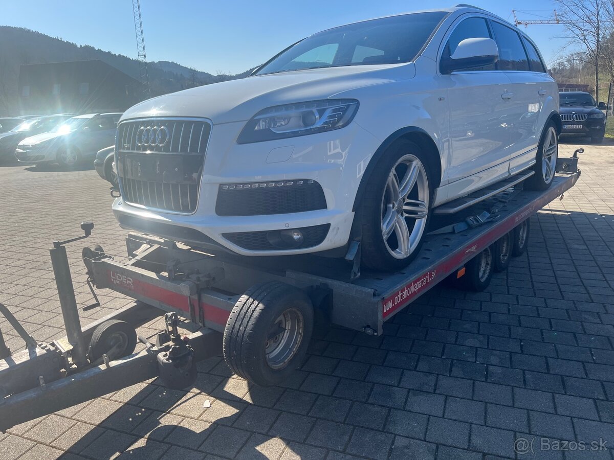 Audi Q7 3.0 TDi,180 kW,S Line,Lift,2013 Rozpredam