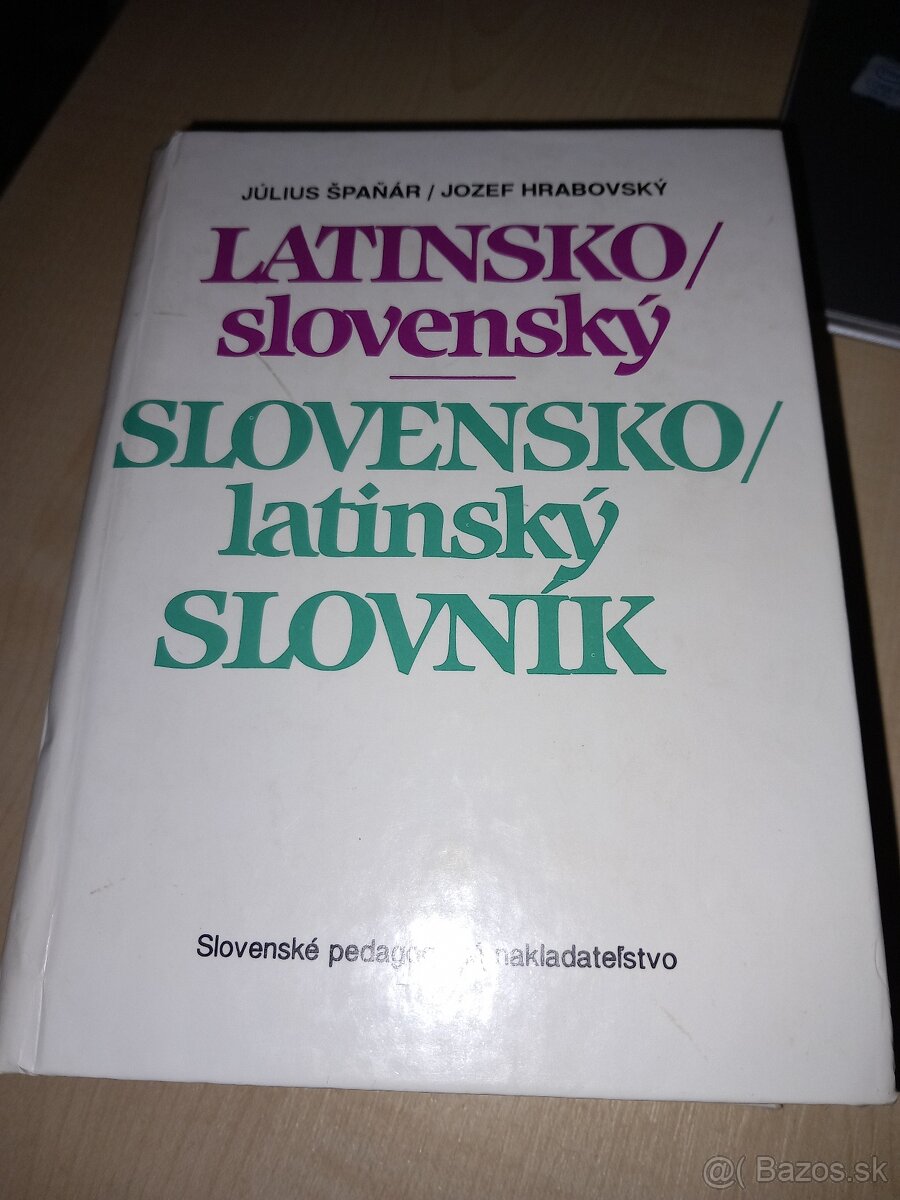 Latisko slovenský slovník