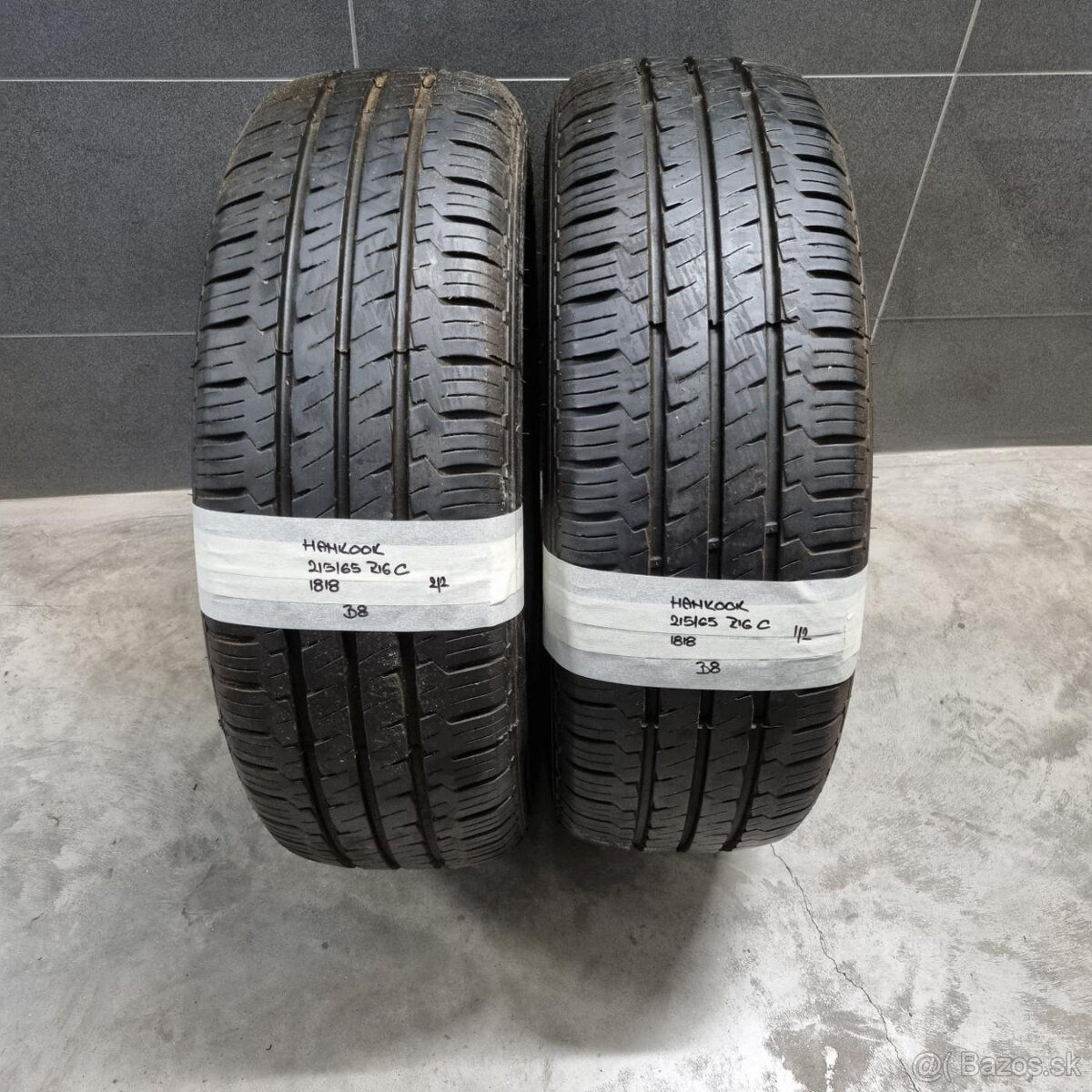 Dodávkové letné pneu 215/65 R16C HANKOOK DOT1818