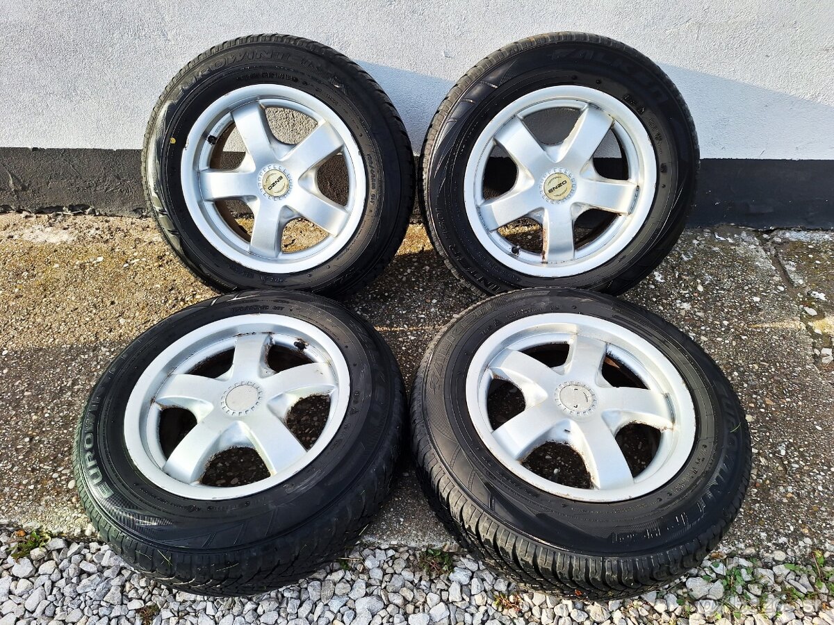 Hliníkové disky 5x100 15" + FALKEN 195/65 R15