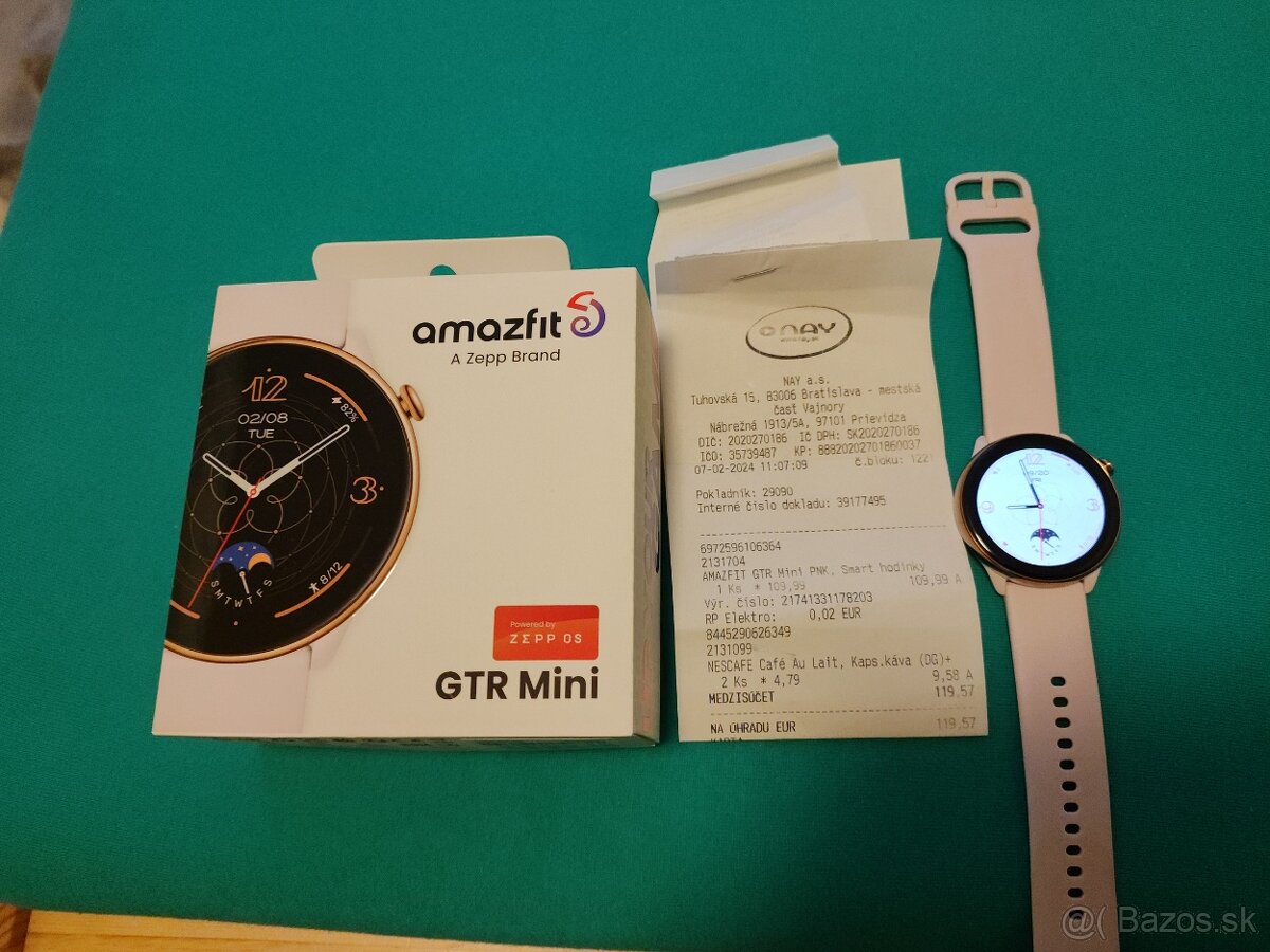 Amazfit gtr mini pink