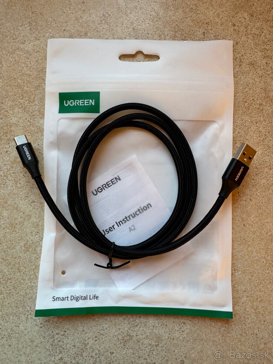 Ugreen USB C 100W SuperCharge 6A dĺžka 1m